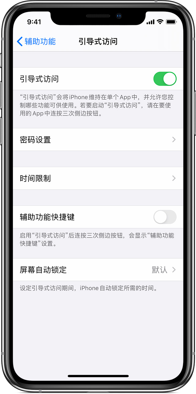 潘集苹果手机维修分享如何在 iPhone 上退出引导式访问 