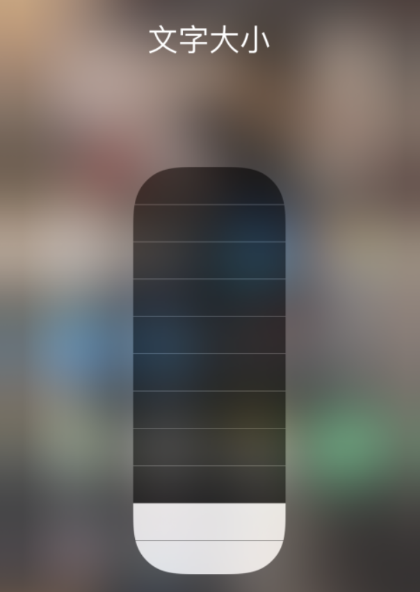 潘集苹果手机维修分享小技巧：在 iPhone 控制中心快速调节字体大小 